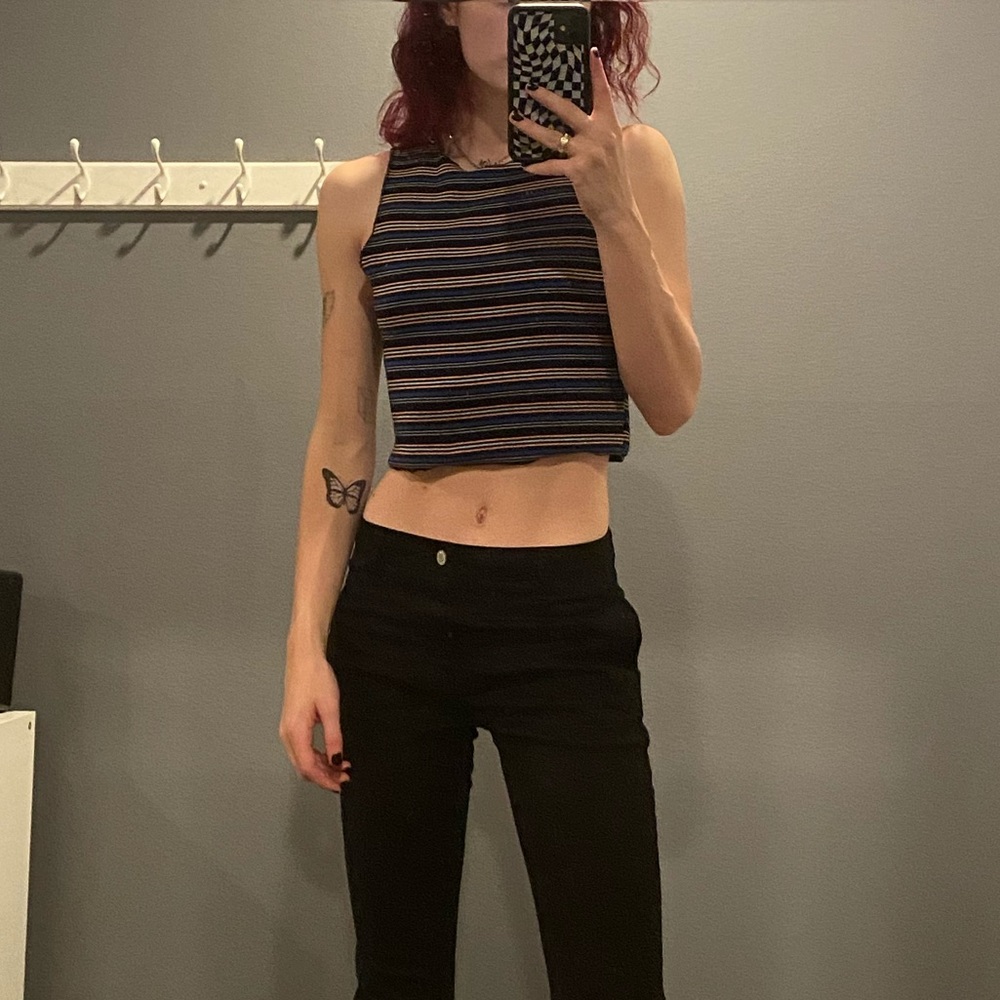 Thick striped tank top
